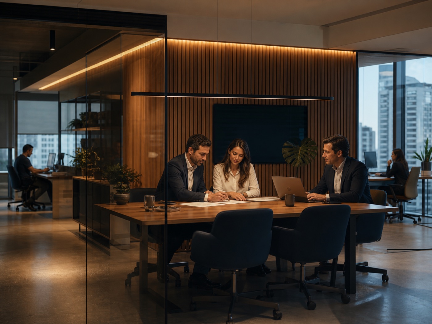 Profissional planejando a proteção financeira da família